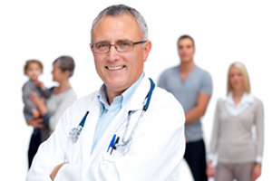Employees interacting at a table during a meeting
